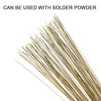 1Pcs Easy Solder Silver Welding Rod Brazing Stick Silver-Copper Alloy Soldering Wire 50cm Length 0.5mm 0.7mm 1.0mm 1.2mm 1.5mm