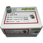 WAGO Mixed Assortment Box Reusable Cable Junction Connector 0.08‑6mm² Solid & Stranded Wire Terminal for House Wiring