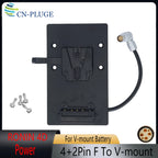 DJI Ronin 4D Camera V-Mount Battery Board To 1B 4+2Pin Female Plug