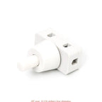 Mini Power Switches ON/OFF Push Button for Home Lamps Industrial Field AC250V 10A 2 Pins Latching Pressure