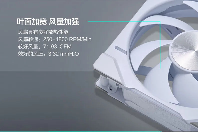Phanteks D30-140 ARGB Case Fan 140mm CPU Cooling Fan 4PIN PWM Air Cooler Fans Wireless Splicing Computer Heat Dissipation Fan