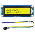 Waveshare LCD1602 I2C LCD Module 16x2 Character 3.3V/5V Backlight Adjustable for Arduino Raspberry Pi  5 Pico ESP32 Jetson Nano