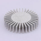COB Radiator Diameter 50mm 3~7W High Power Led Heatsink Sunflower Solid Radiator Round Alloy Aluminum