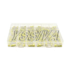 240Pcs Correction Capacitor Assorted Kit 24Values x 10Pcs 100V 102J-105J Polypropylene Safety Plastic Film Capacitors Set