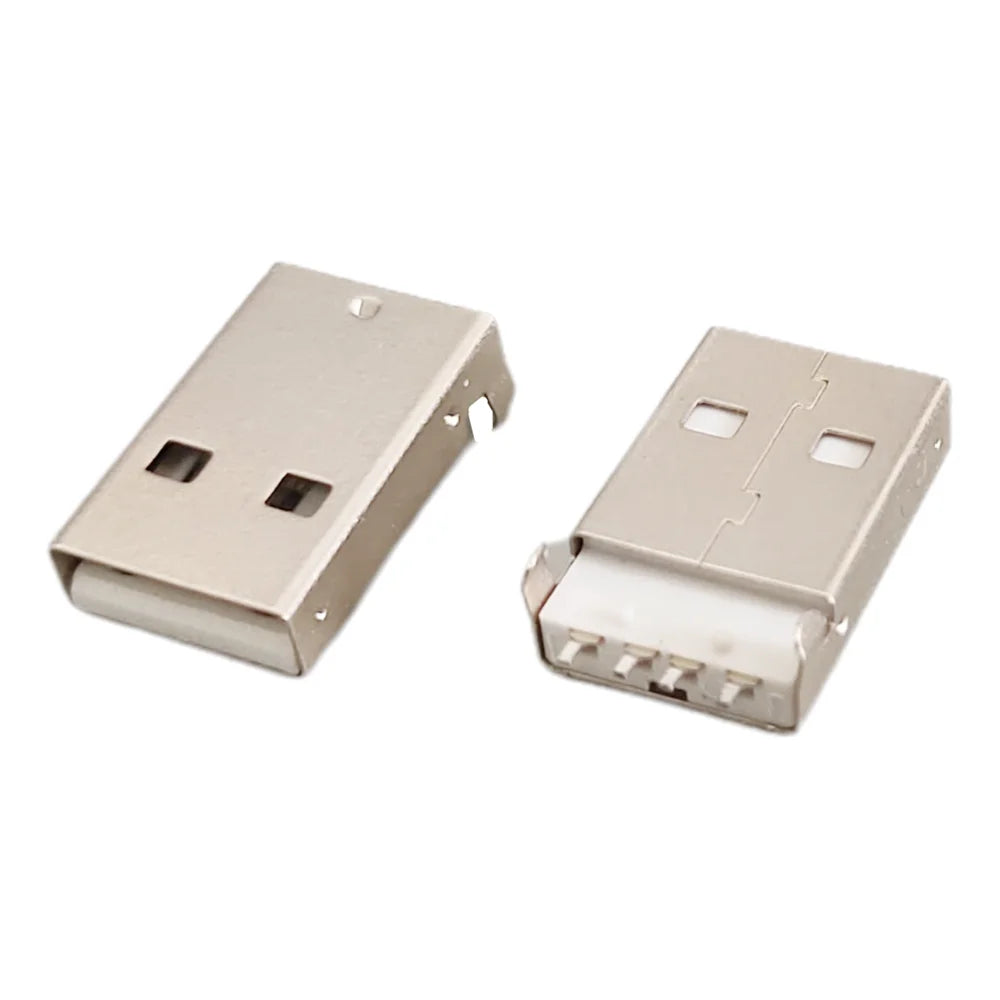 5/10Pcs USB 2.0 A Male Connector Type A 4 Pin SMT SMD DIP Panel Mount Plug Jack Socket Connector DIY