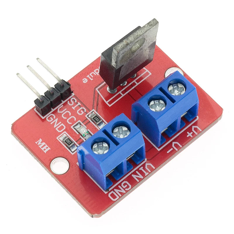 1 Piece/5 PCS 0-24V Top Mosfet Button IRF520 MOS Driver Module For Arduino MCU ARM Raspberry Pi