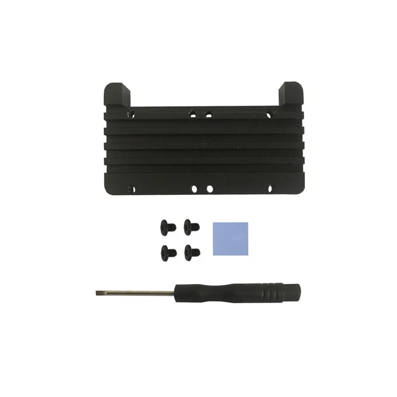 Raspberry Pi Zero 2W Aluminum Heatsink Case with Dual Cooling Fan Kit For Raspberry Pi Zero/Zero w