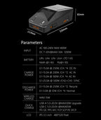 ToolkitRC Q6AC 400W/ DC 1000W 4CH Smart Balance Output Built-in 65W USB Output 15W Charger With Wireless for 1‑6S LiPo Batter