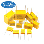 10pcs/Lot X2 Series 275VAC Polypropylene Film Capacitor 10MM/15MM/22.5MM/27.5MM 0.01UF 0.1UF 0.22UF 0.33UF 0.47UF 1UF 2.2UF