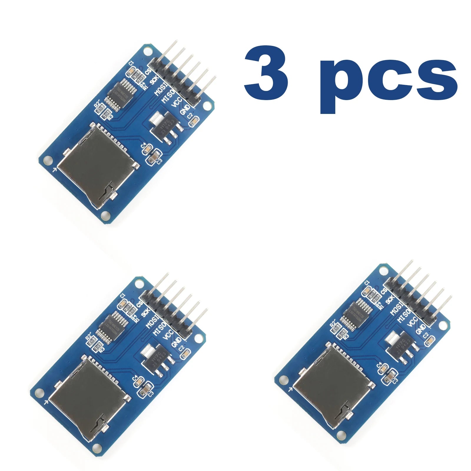 Micro SD TF SD MINI SD Card Reader Module 3.3V 5V SPI Interface with Level Shifter for Arduino ESP32 Raspberry Pi Data Logger