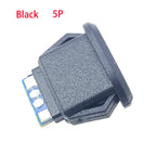 2-10pcs Buckle Female USB Type-C Waterproof Connector 5pin 6pin 5A High Current Fast Charging Socket USB-C Charging Plug