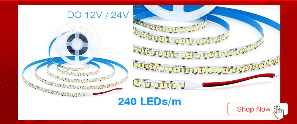 AC220V 230V 5M 600 LED Strip 2835 120LEDs/m Home Lamp Strip Red Ice Blue Green Yellow Pink Flexible And Cuttable Soft Lamp Bar