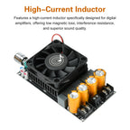 DC 18-50V ZK-3002 2G Second-Generation Upgraded Pure Post Amplifier Board 300W+300W Dual Channel Mono Amplifier Chip TPA3255