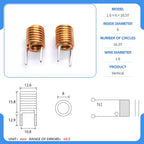 hollow inductor coil inductor copper wire  full specifications