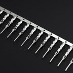 100PCS Dupont Connector 2.54mm Jumper Wire Cable Pin Connector Terminal Male Pin Connector for Housing Jumper