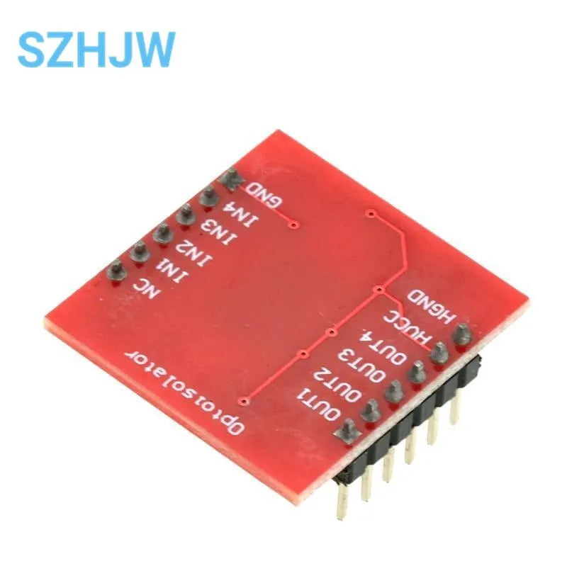 1-10PCS TLP281-4 4-Channel Optocoupler Isolation Module High/Low Level Input for Arduino, Raspberry Pi, Industrial Control