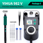 YIHUA 982-V Precision Solder Station with Fast Heating Micro Fine Tip C210 Soldering Iron Remote Control Handle