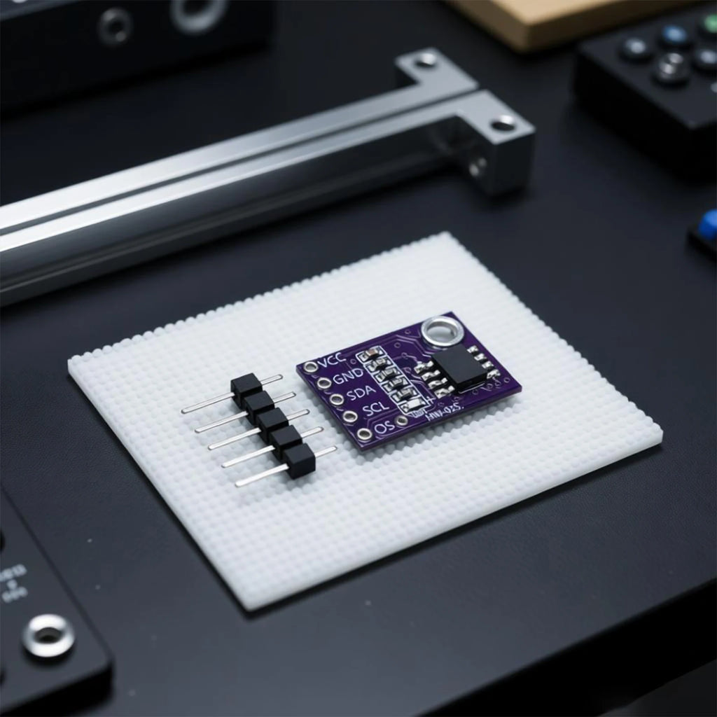 LM75 LM75A Temperature Sensor Module LM75BD High Speed I2C Interface Temp Sensor DIY Projects/Smart Home/Industrial Control