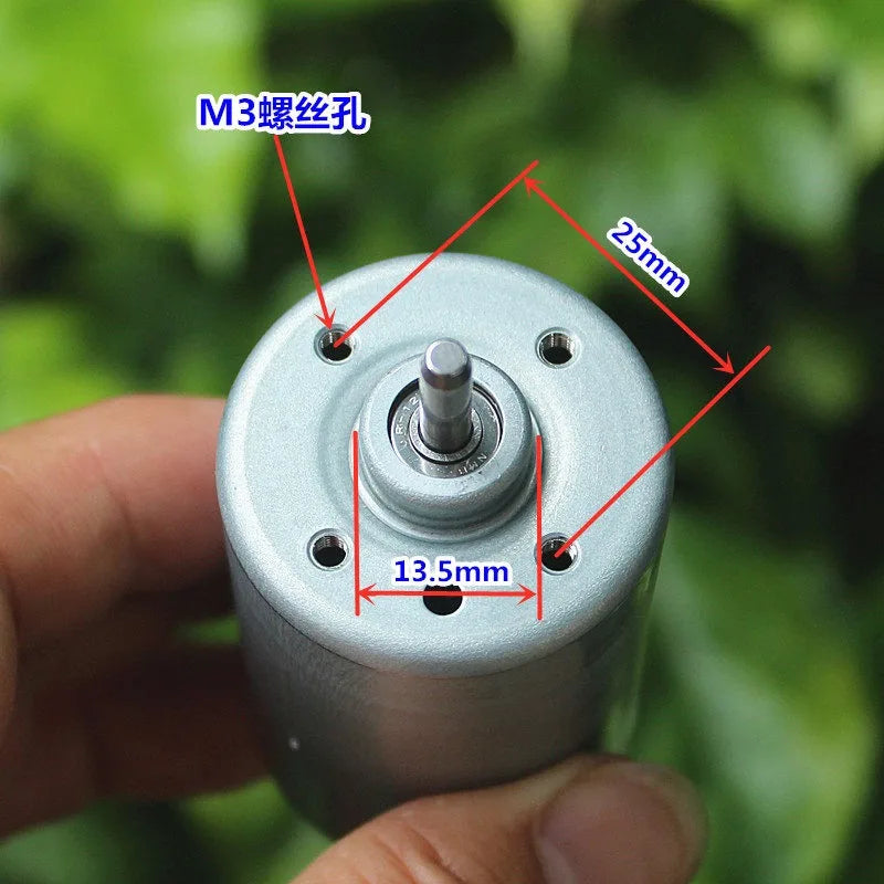 Mini 36mm Internal Rotor Sensing Brushless Motor DC 12V~24V 6900RPM Double Ball Bearing Strong Magnetic Engine w/ Hall 4mm Shaft