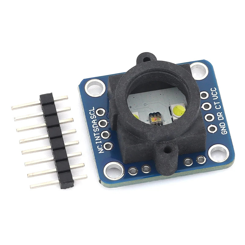 1-10Pcs TCS34725 Color Recognition Sensor GY-33 Sensing Module Alternative TCS230 TCS3200