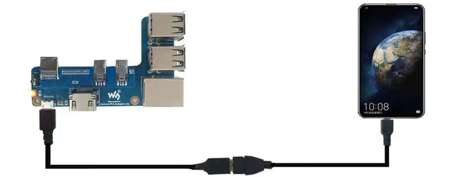 Raspberry Pi Zero 2W Banana Pi M2 Zero BPI-M2 board with 3B interface adapter  zero to Pi3 pi0 USB HUB RJ45 HAT