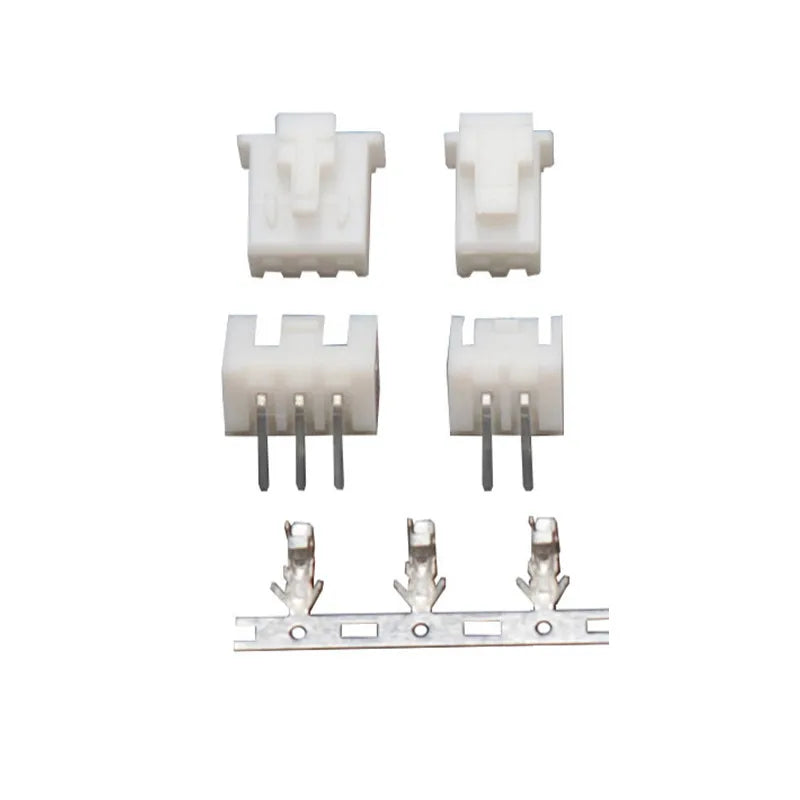 10Sets XHB 2.54MM Connector with Buckle Hole Though Type 2/3/4/5/6/7/8/9/10 Pin Straight /Curved Pin+Housing+Crimp Terminal Kits