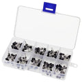200Pcs Transistor Kit BC327 BC337 2N2222 2N2907 2N3904 2N3906 S8050 S8550 A1015 C1815 PNP/NPN 10 Values TO-92 Transistors Set
