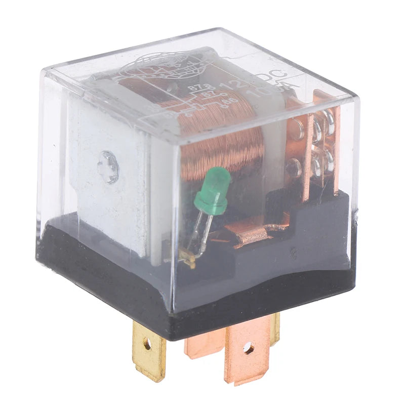 1pc Waterproof Automotive Relay 12V 100A 5Pin 4Pin SPDT Car Control Device Car Relays DC 24V High Capacity Switching