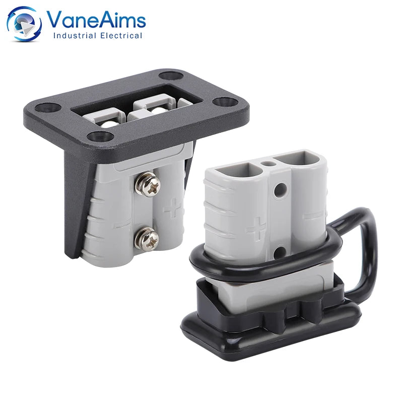 2pcs 50A 120A 175A 2P Quick Plug Forklift Battery Power Connector 600V Car Battery Charging Electrical Cable Wire Connectors