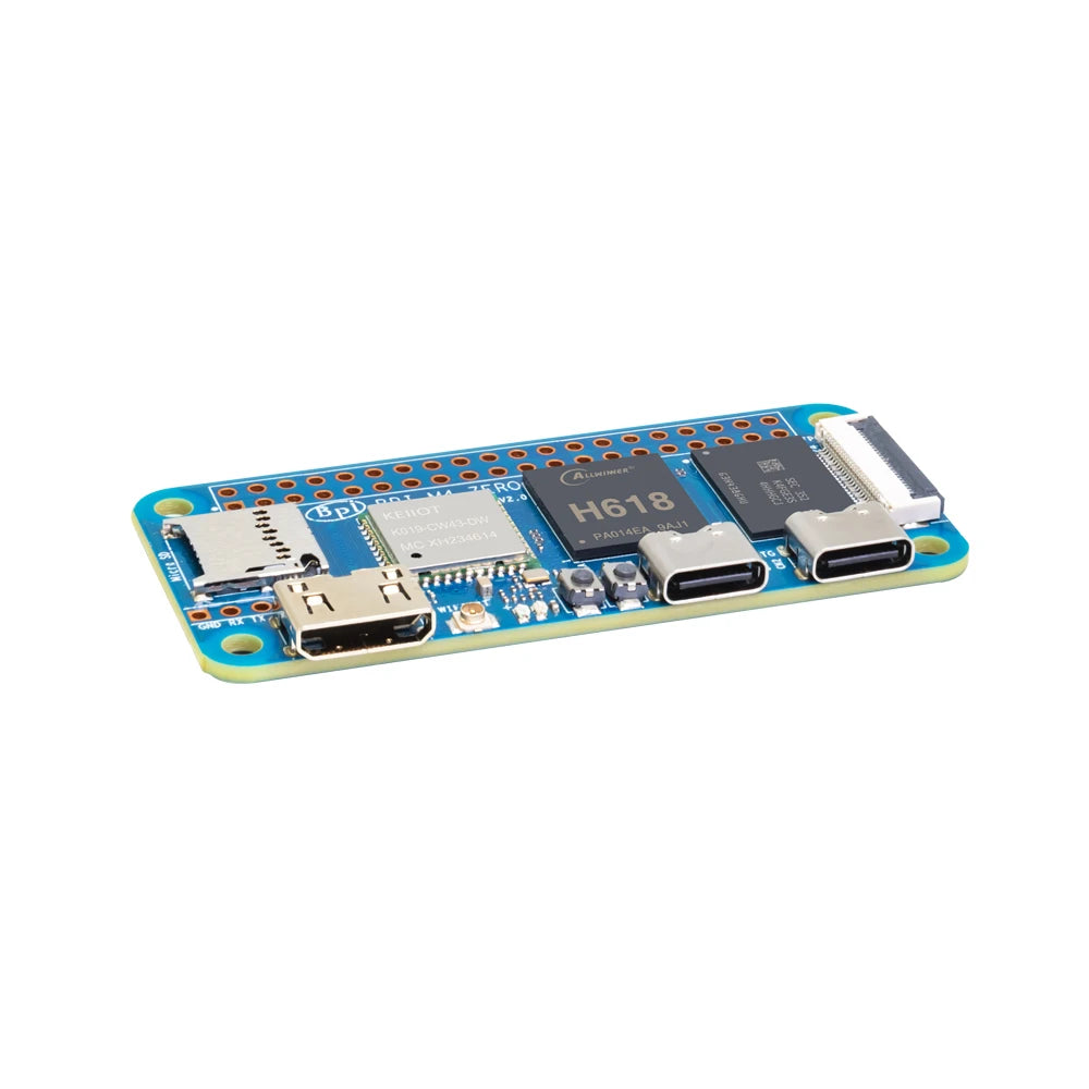 Banana Pi BPI-M4 ZERO Allwinner H618 Quad-core ARM Cortex™-A53 Processor 2.4G/5G WIFI 4G LPDDR4 32G eMMC SBCPCBB Board