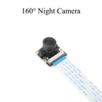 1PCS Raspberry Pi Day/Night Vision HD 100°/160°/222° 5MP Wide Angle Webcam Module with IR Fill Light for Raspberry Pi 4B/3B/2B