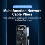 3 in 1 RJ45 Network Plier LAN Cable Crimper Pliers Cutting Three-Purpose Tool Tester 6P/8P/4P Wire Cutter Test Crimping