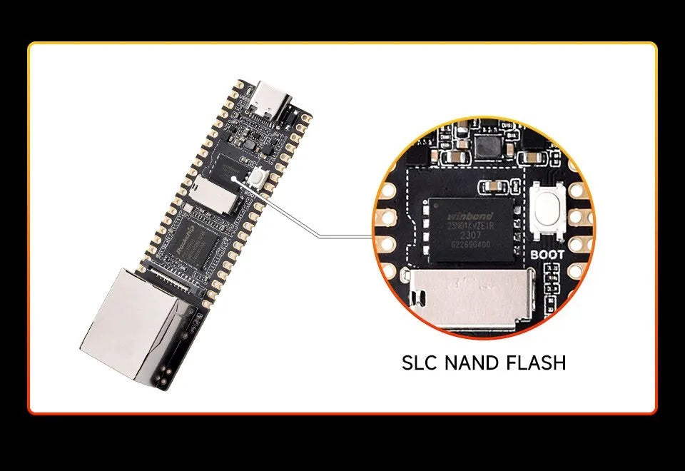 Luckfox Pico Plus,RV1103 Linux Micro Development Board,Integrates ARM Cortex-A7/RISC-V MCU/NPU/ISP Processors,With Ethernet Port