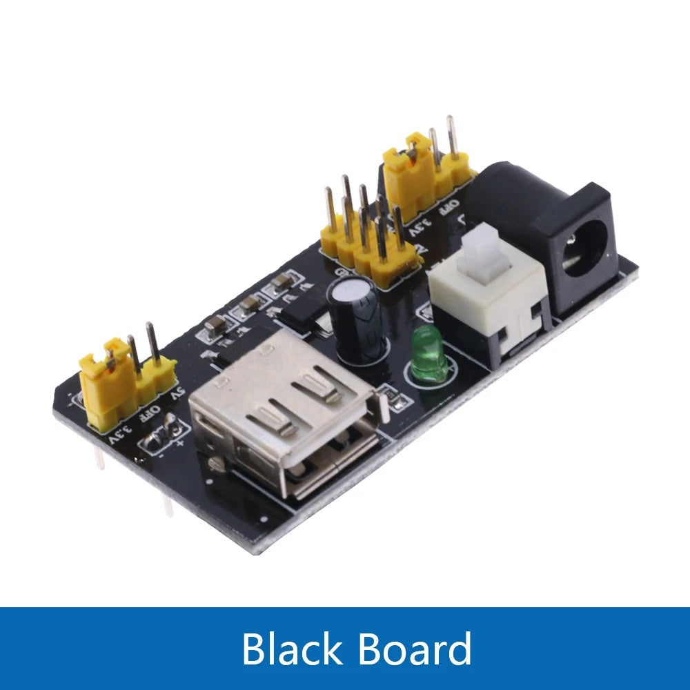 MB102 Mini Micro USB Interface Breadboard Power Supply Module MB-102 Module For Arduino DIY Kit White DC 7-12V 2 Channel Board