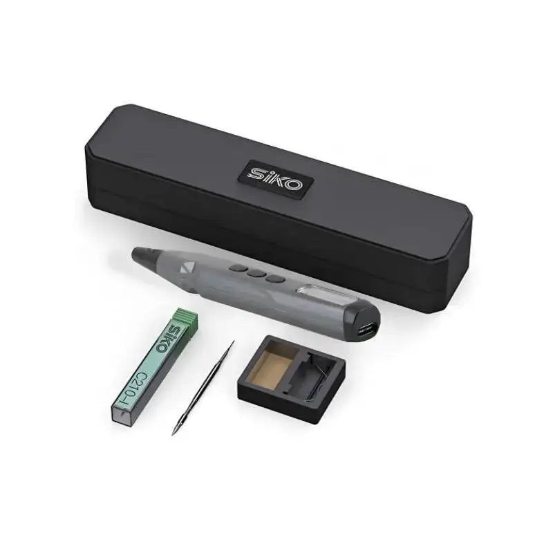 SIKO 30W Smart Soldering Iron 50-450℃ Adjustable 1.9s Rapid Heating IPS Color Screen Type C for iPhone PCB Motherboard Repair