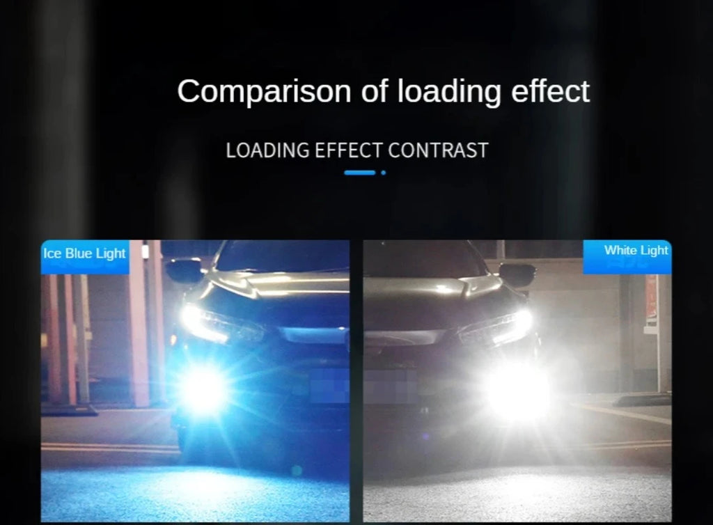 Car Led Fog Lamp with Flashing 3030 Three-Color Fog Lamp Bulb Red Green Pink Blue Super Bright H3 H8 H11 9006 9005 H7 Modified