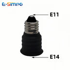 2PCS E10-E12 E11-E12 E11-E14 E12-E12 E10-E14 E17-E14 Light Socket adapter E10 to E12 Candelabra lamp holder converter,Install