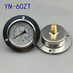Industrial Pressure Monitoring Axial Edge Gauge Easy Installation Pressure Meter Barometer Seismic Pressure Meter