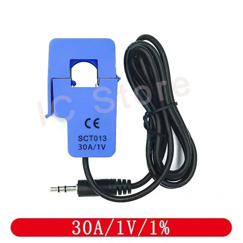 1PCS SCT-013-000 5A 10A 20A 30A 50A 100A 50MA 1V 1% Non-invasive Split Core Current Transformer AC Current Sensor