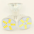 MR11 GU4 Mini LED Spotlight Bulbs AC DC12V 5730SMD 7W 15LEDs Super Bright Cool Warm White Lamp Replace 40W Halogen Light