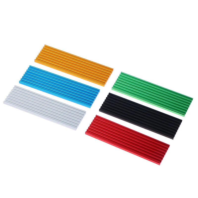 1set M.2 SSD Heat Sink NVME NGFF M.2 2280 Solid State Hard Disk Aluminum Heatsink Cooler Radiator Thermal Cooling Pad For PC