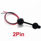 1pcs USB Type C Connector Type-C Waterproof with Nut Locking Plate Female TPC Waterproof High Current Fast Charging Jack Port