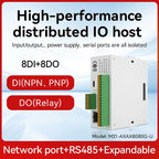 Distributed Remote IO Module RJ45 RS485 AI/DI/DO Modbus TCP RTU CDSENT M31-U Series Switch Analog Input/Ouput Rail Installation