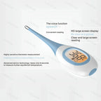 Professional Animal Digital Thermometer with Soft Probe Blue Digital Pet Dog Cat Veterinary Thermometer Waterproof Equipment