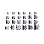 24Values 400PCS capacitor kit Aluminum Electrolytic SMD condensadores electrolíticos igmopnrq 1uF~1000uF 6.3V-50V with box kit