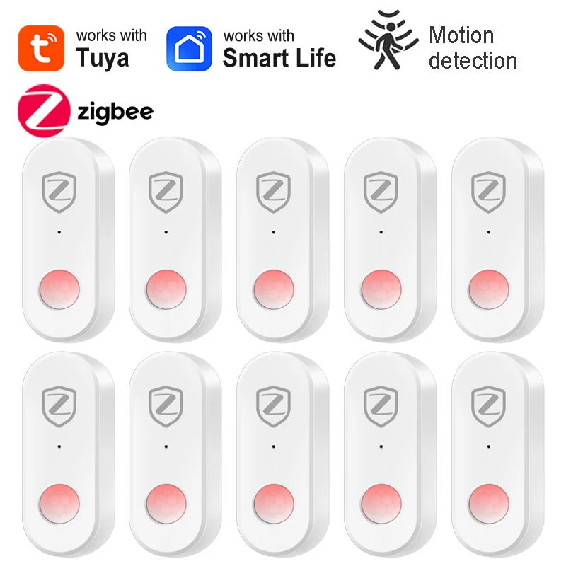 Tuya Zigbee Motion Sensor Smart PIR Infrared Human Motion Detector Security Work With Gateway Smart Life APP Alexa Google Home