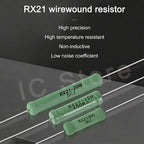10PCS 15W 20W Wire Wound Resistor RX21 5% Resistance 0.1 0.2 1 2.2 3.3 4.7 6.8 10 22 47 100 220 330 470 680R 1K 10K 12K 15K Ohm