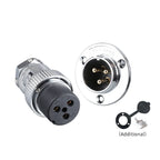 1 Set DF30 Aviation Female Plug & Male Socket GX30  2 3 4 5 6 7 8 10Core14 Pin Circular Flange Electric Wire Connector