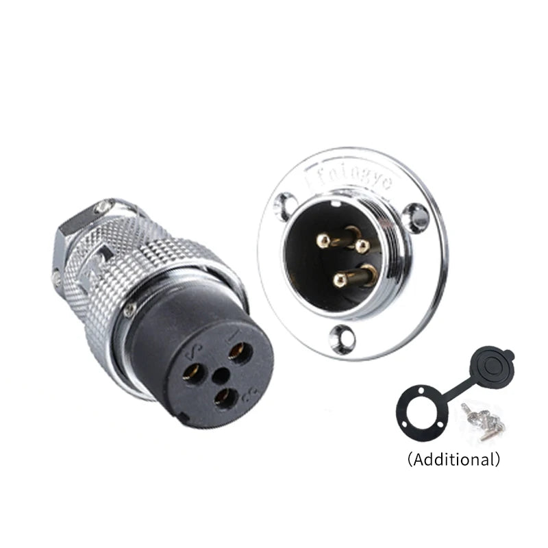 1 Set DF30 Aviation Female Plug & Male Socket GX30  2 3 4 5 6 7 8 10Core14 Pin Circular Flange Electric Wire Connector
