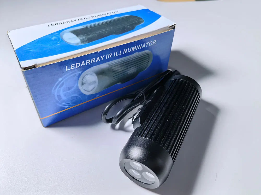 940nm Black 6W Invisible Day Night 3Pcs IR LED Array Illuminator Light Surveillance Camera Night-Vision Fill light  Light Source